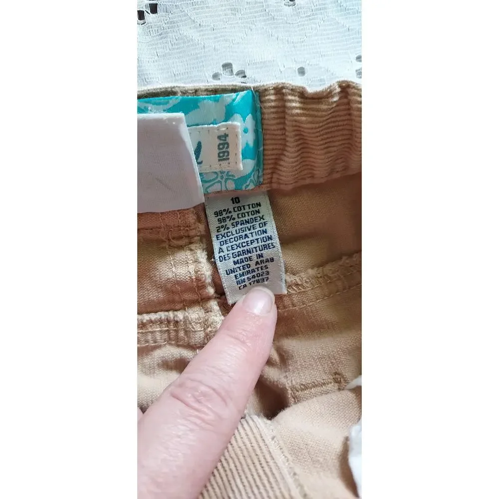 OLD NAVY Girl's Retro Brown Adjustable Waist Bootcut  Corduroy Size 10 Reg